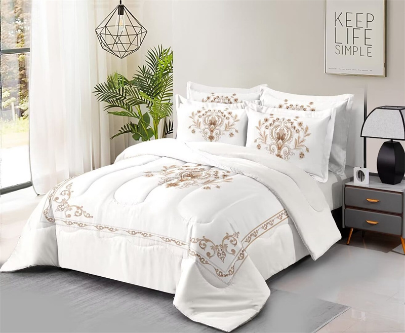 Lace wedding comforter set